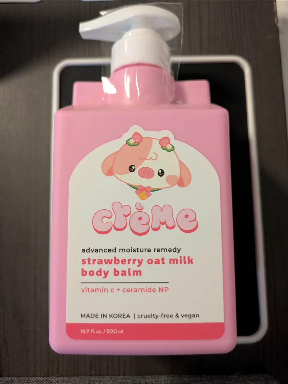 crème Strawberry Oat Milk Body Balm – Pink